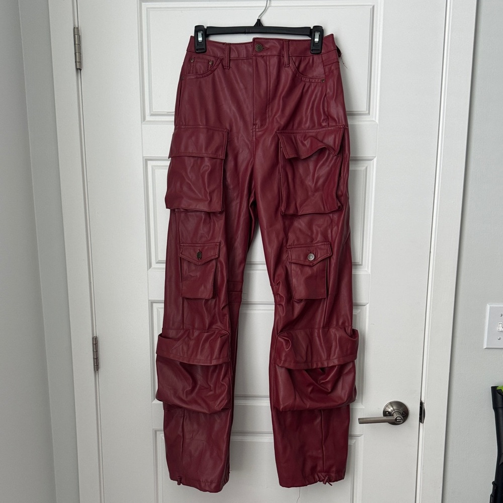 Red Cargo Pants